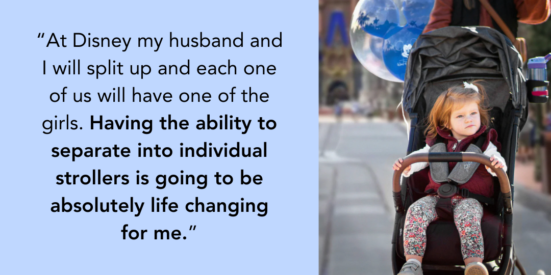 Sara's Top Stroller Pick for Two Kids at Disney!