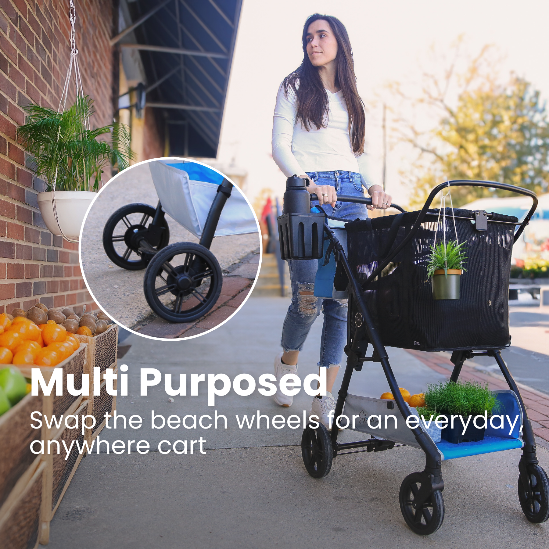 Rear Street Wheels For v3 Beach Cart