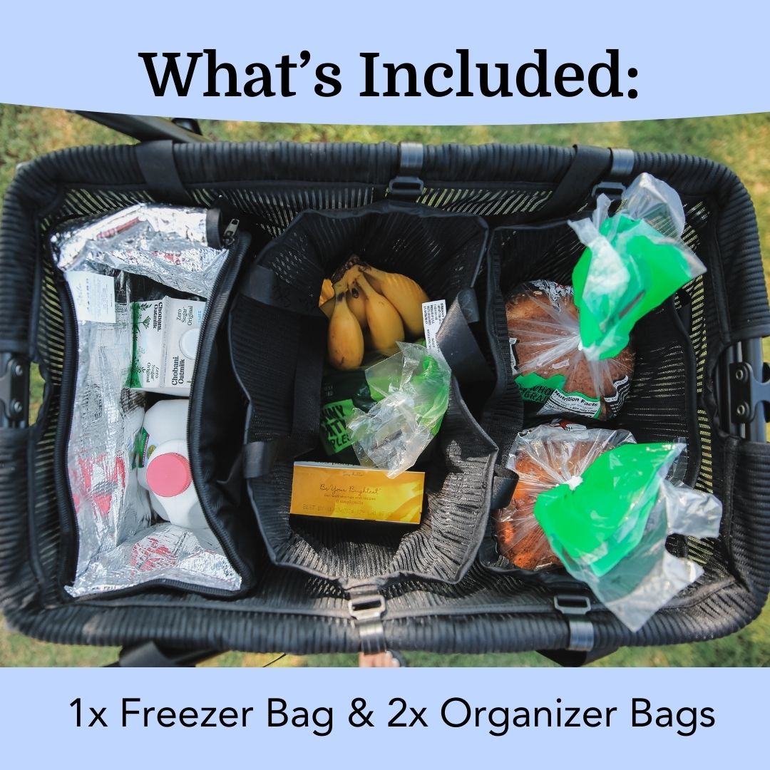 Insulated Freezer & Organizer Bags For Personal Shopper