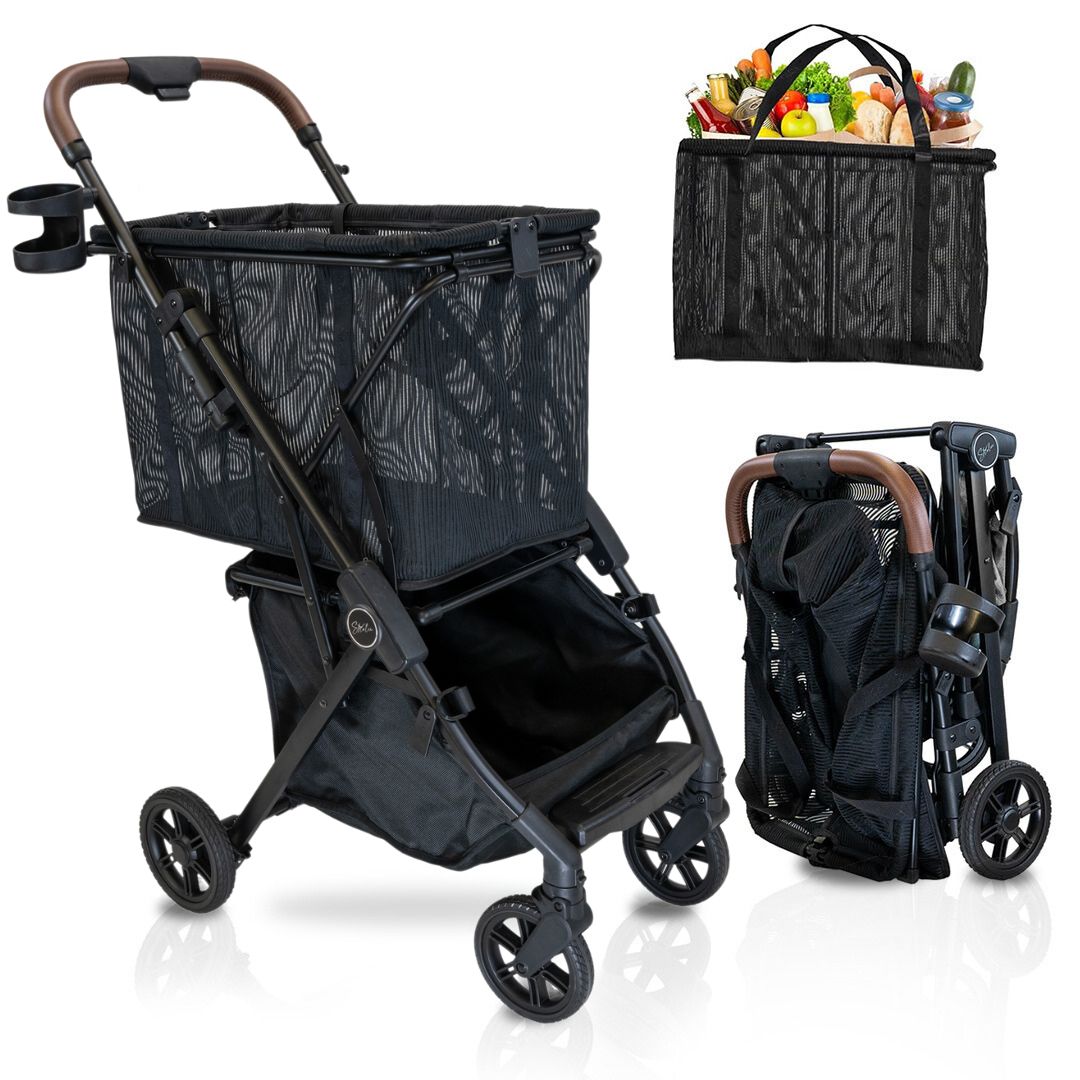 Lightweight & Foldable Personal Shopping Cart (NOT Stability Shopper)