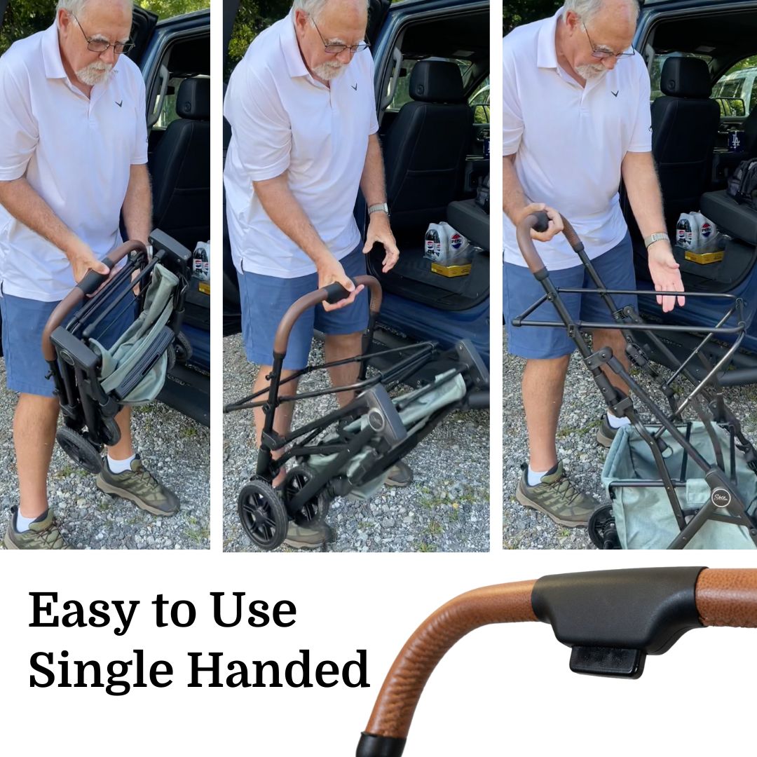 Lightweight & Foldable Personal Shopping Cart (NOT Stability Shopper)
