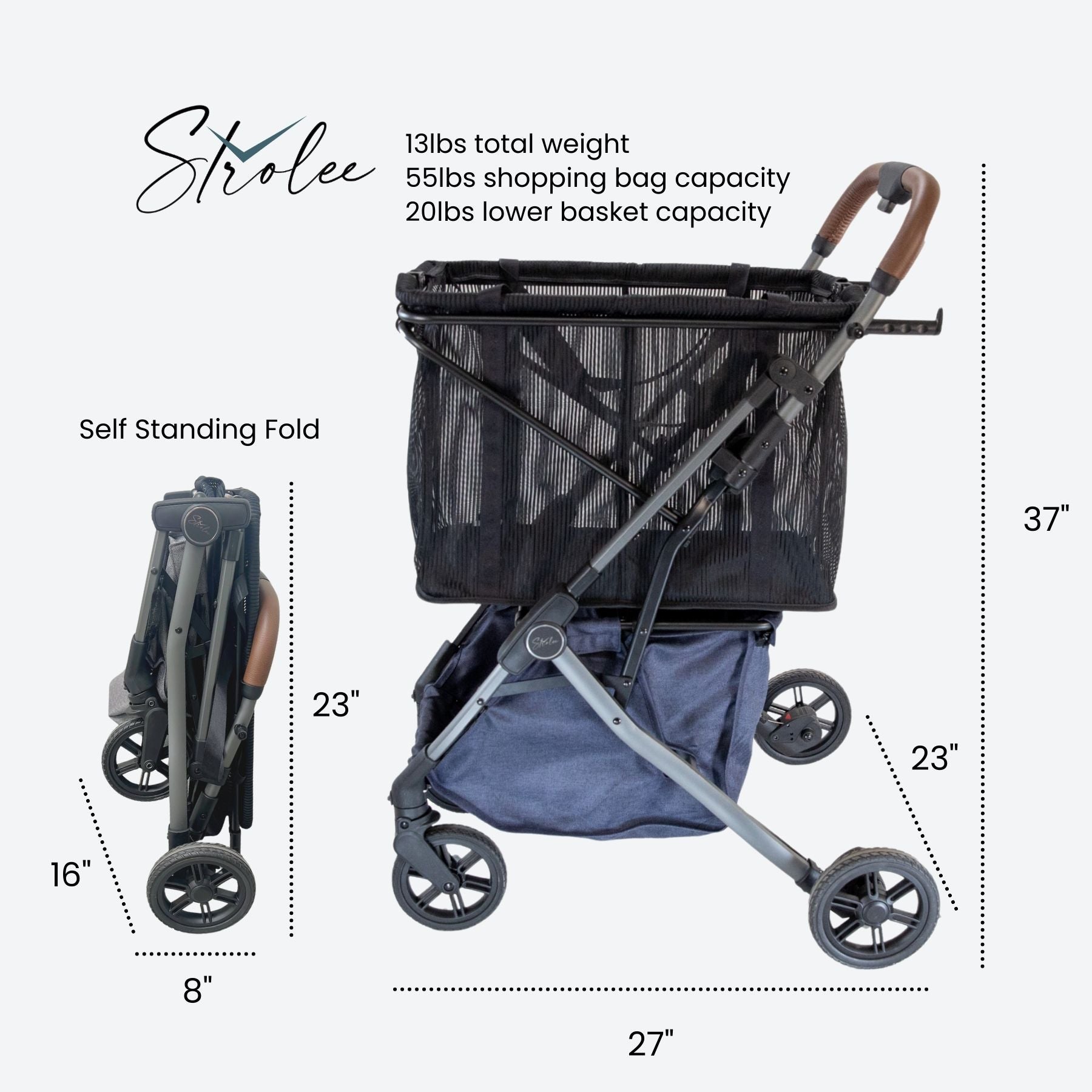 PRE ORDER- Strolee Stability Shopper -Ships May 15th