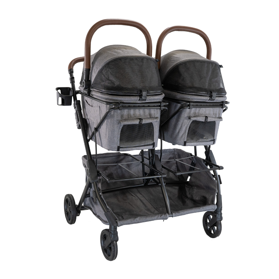 Luxury Double Pet Stroller