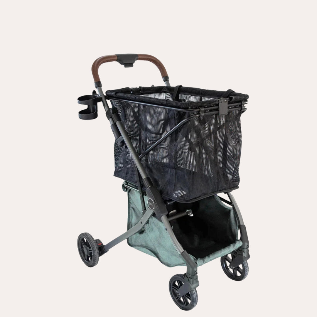 dog stroller grocery store Strolee Stability Shopper