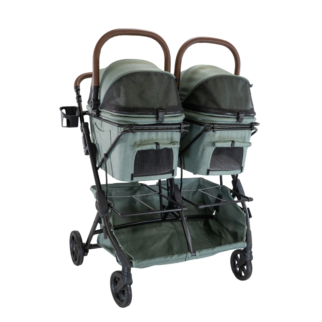 Luxury Double Pet Stroller