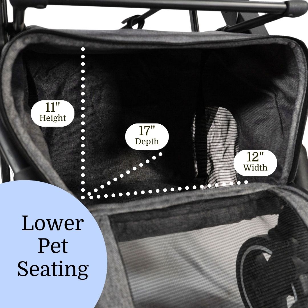Strolee Lower Pet Seating Only (No Stroller Frame)