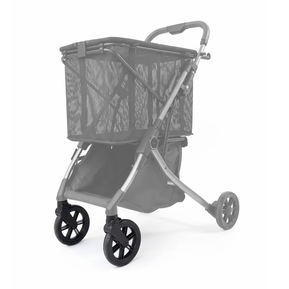 jogging stroller stationary front wheel Upgraded Stability Shopper Front Wheels