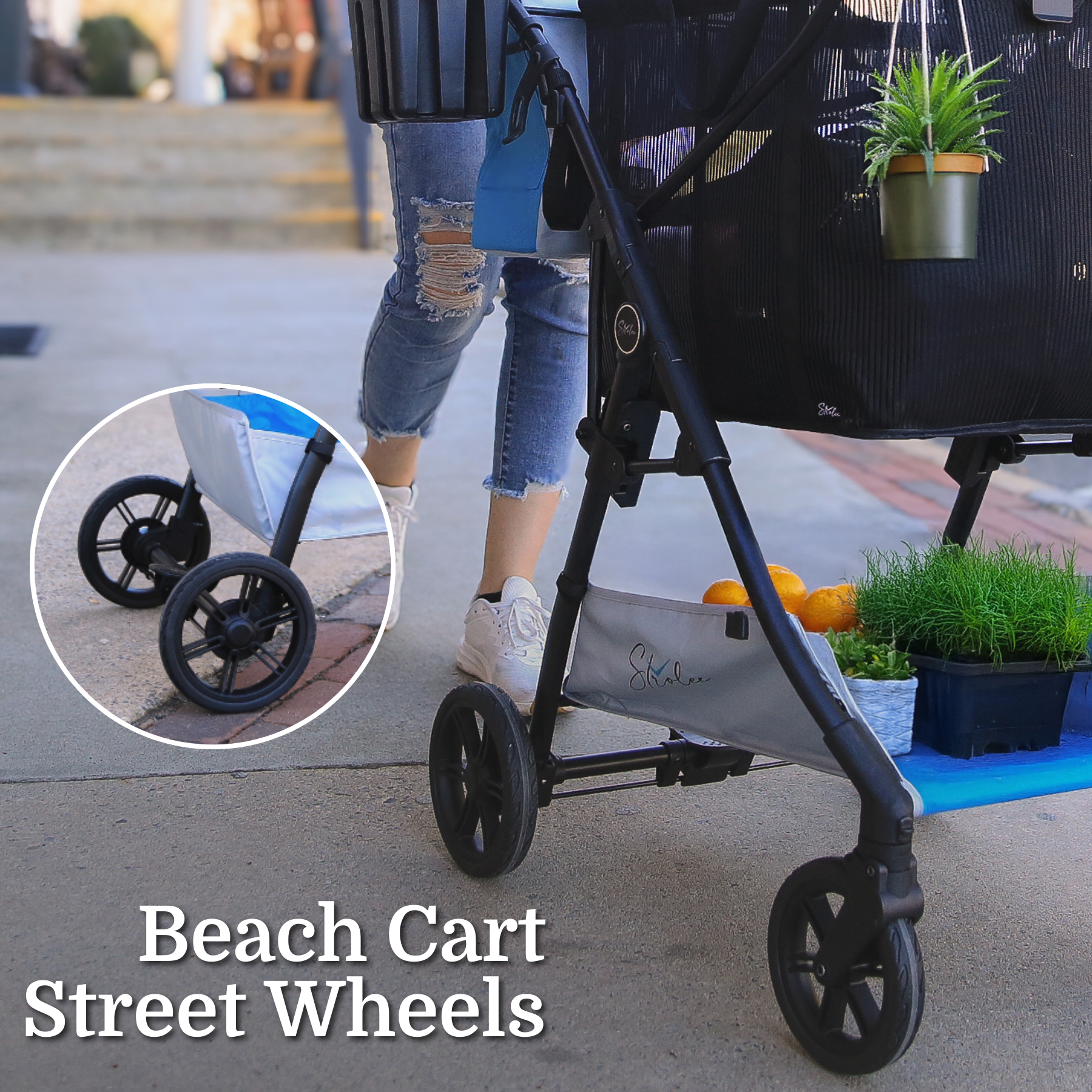 Rear Street Wheels For v3 Beach Cart