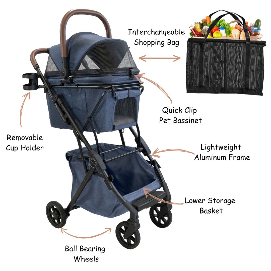 Baby Stroller Storage Ideas Pushchair Door Hanger Kids-On-The-Go