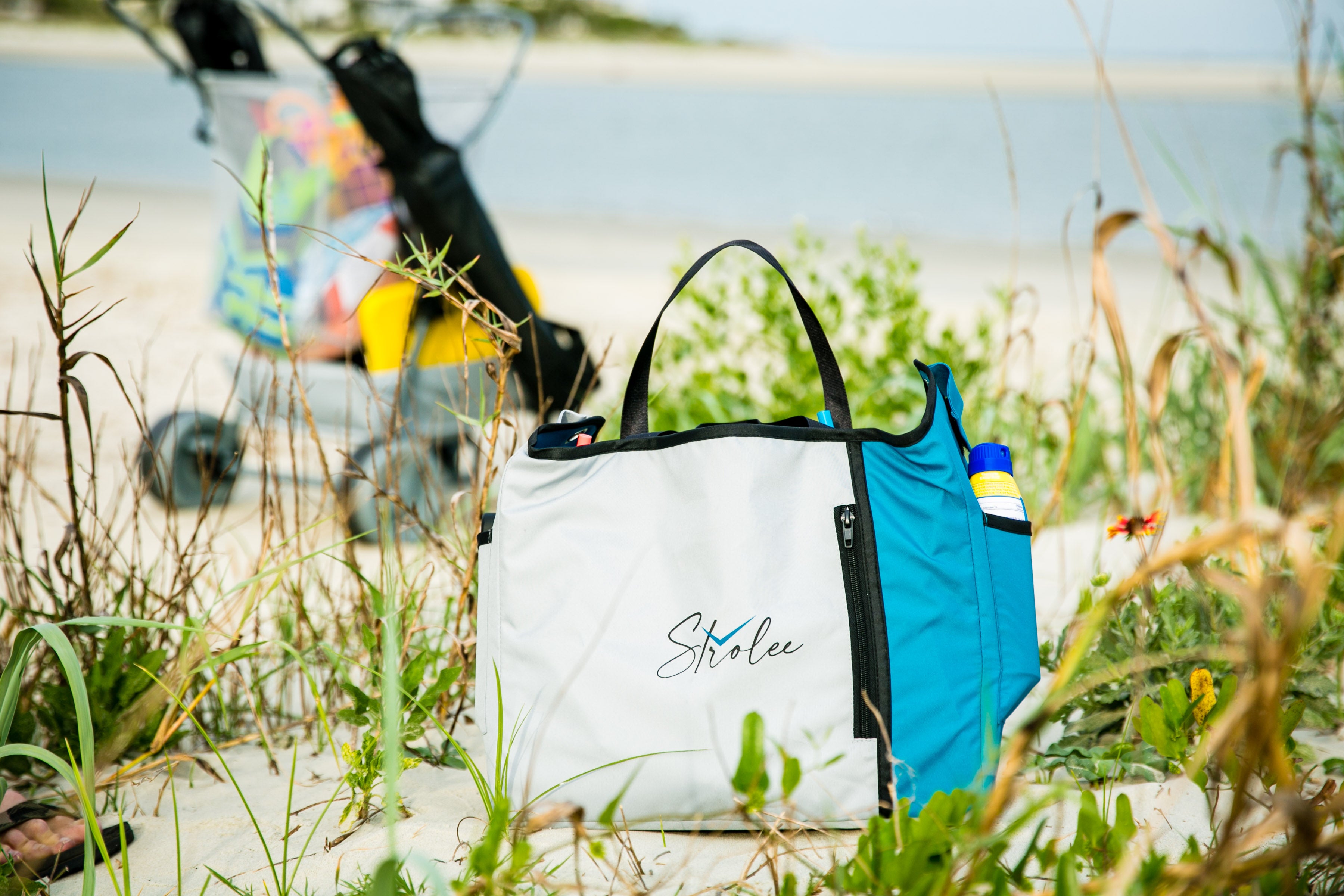Beach Cart Parent Tote Bag
